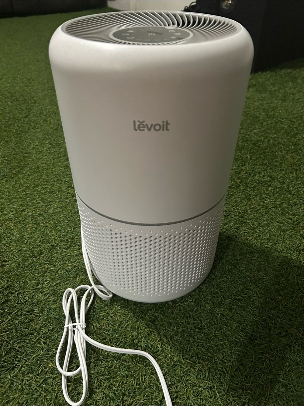 White Portable Air Purifier – Compact HEPA Filter